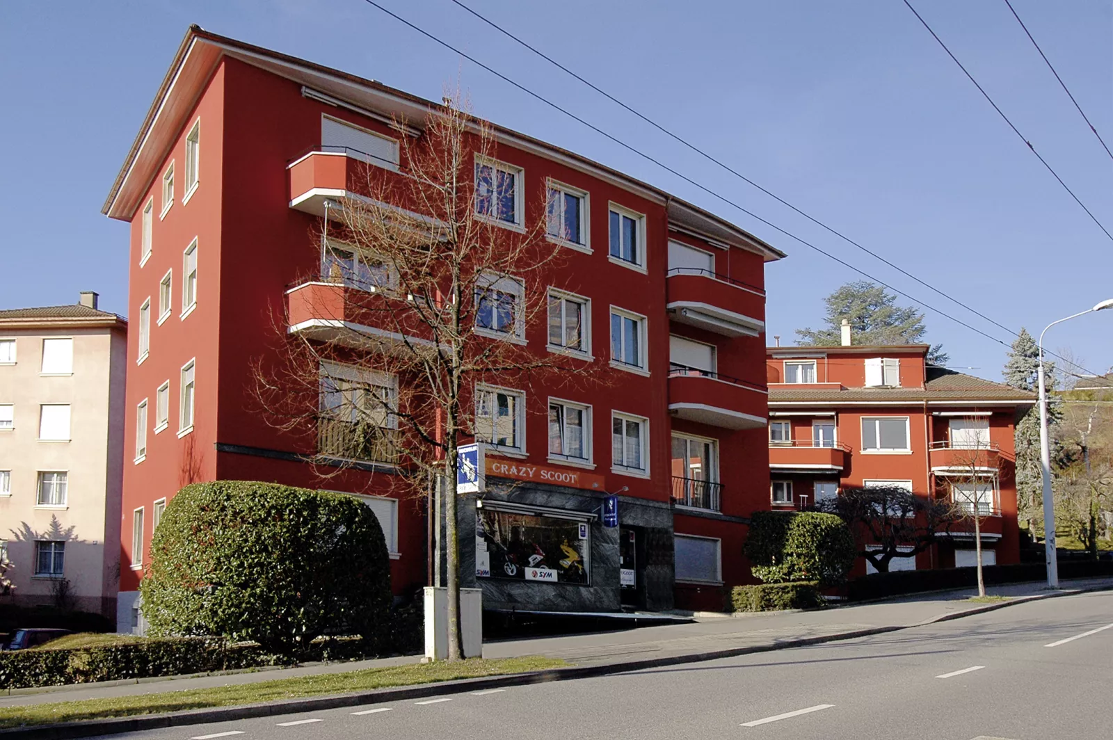 Immeubles de l'avenue Marc-Dufour à Lausanne, façades rénovées par G. Pucci SA